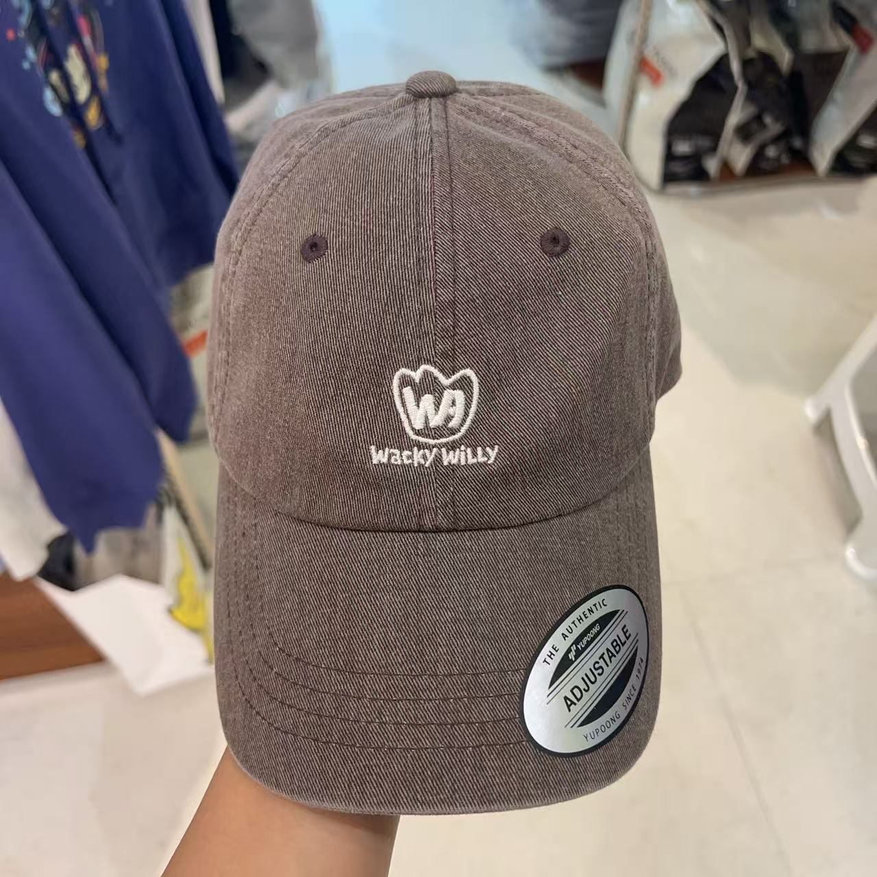 韓國 Wacky Willy Pigment Washed Ball Cap【WW040】