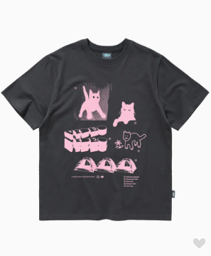 韓國 Video Jockey Hipster T-shirt【VJ029】