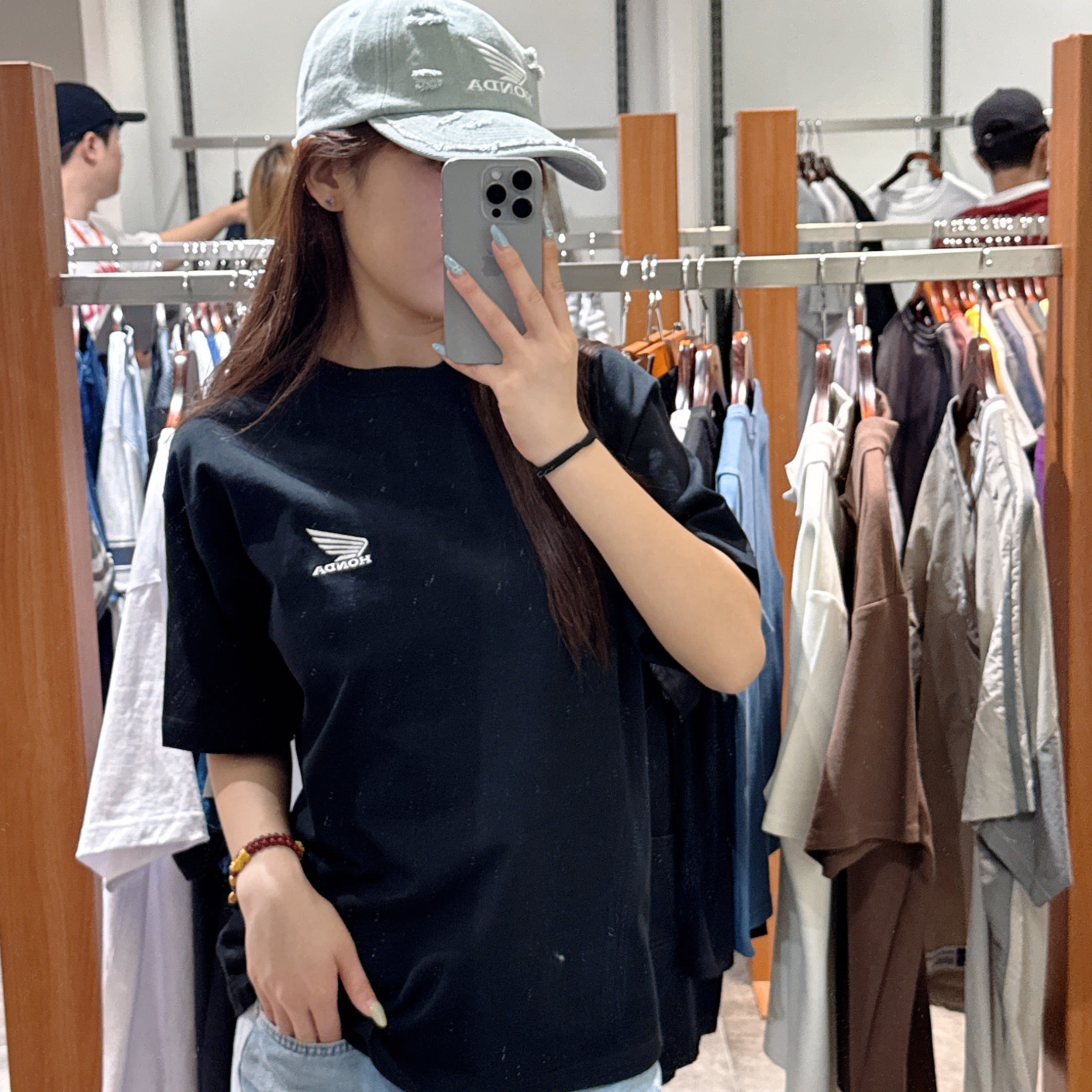 韓國 Honda Destroyed Washed Cap【HO016】