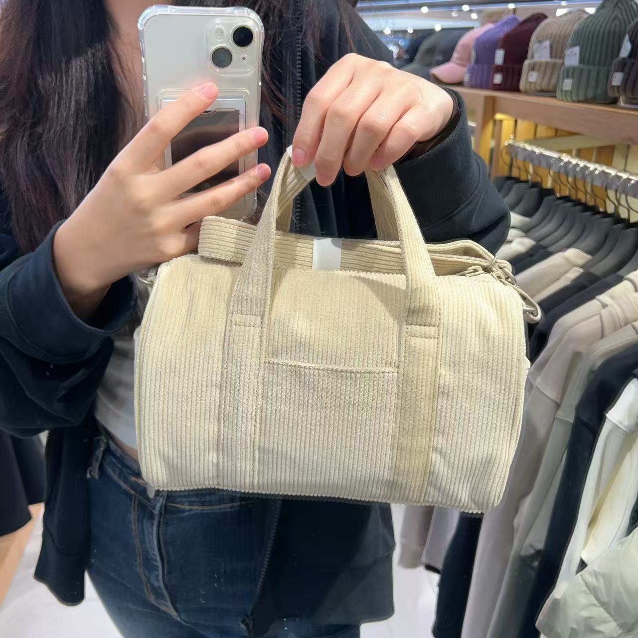 韓國 Snowpeak Corduroy Bowling Bag【SN005】