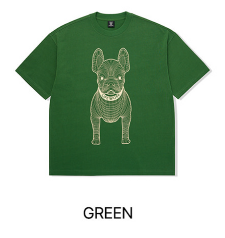 韓國 LifeWork Big Radog Short Sleeve T-Shirt【LW123】