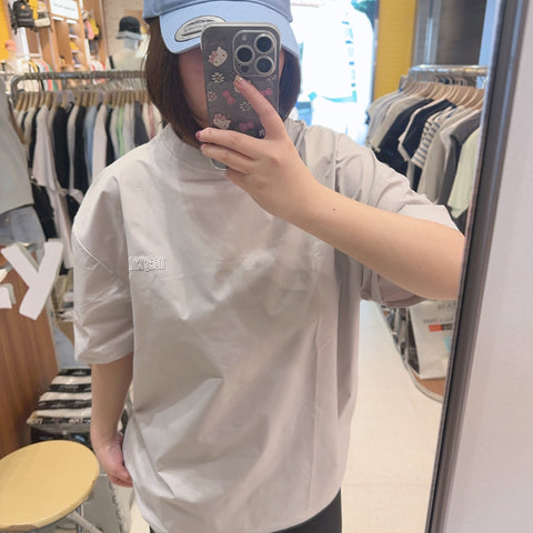 韓國 Wacky Willy Waki Typo Synthetic Fiber Short Sleeve T-Shirt【WW207】