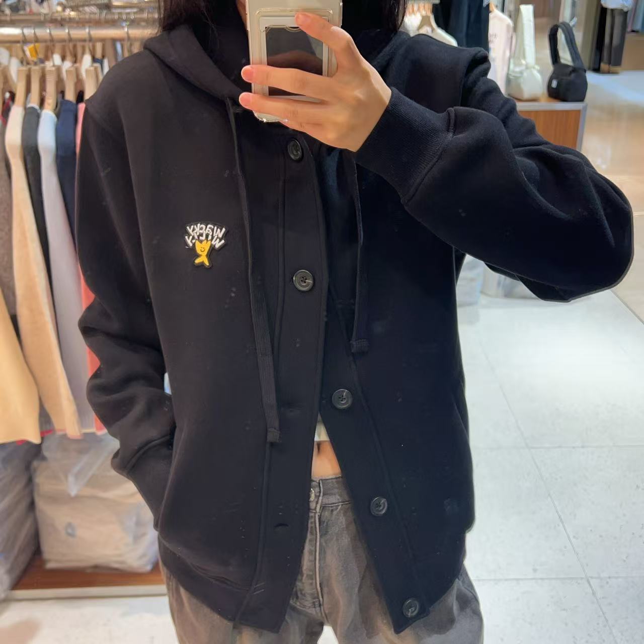 韓國 Wacky Willy Hooded Button Cardigan【WW032】