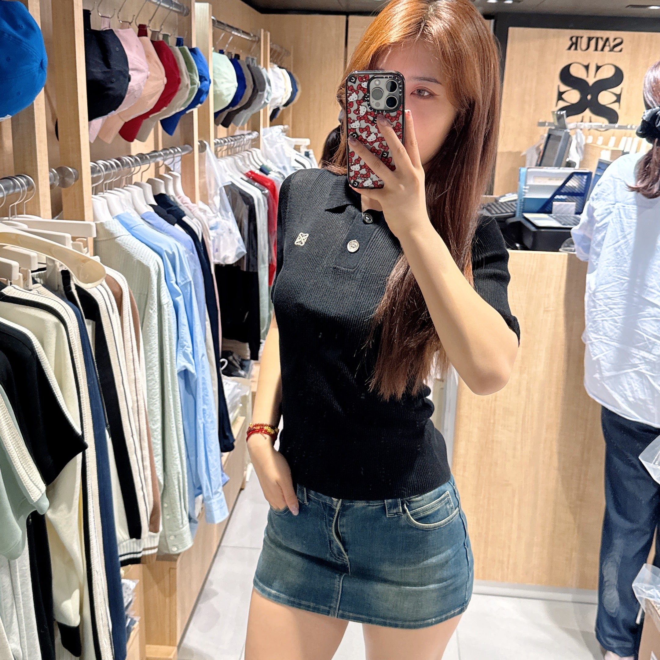 韓國 Satur Knitted Polo Shirt【SR117】