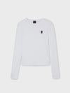 韓國 WhoAU Steve Ribbed Long Sleeve T-shirt【WA248】