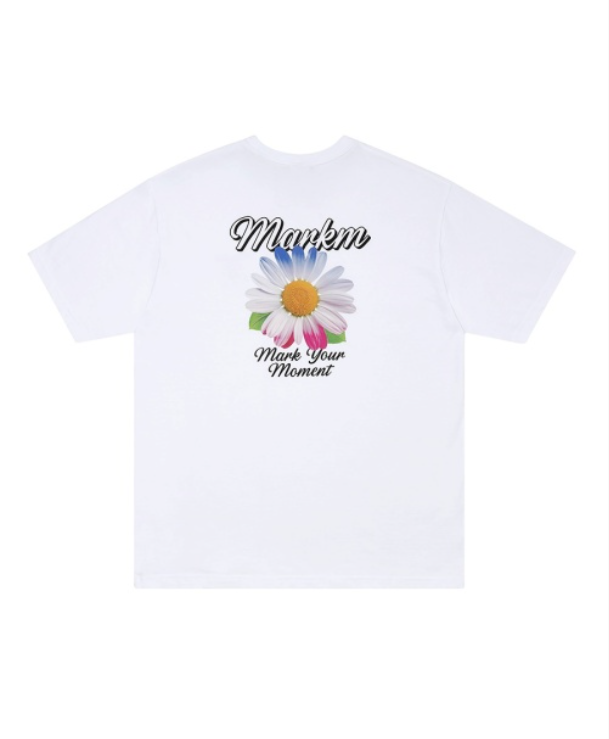 韓國 Markm Flower Graphic T-Shirt【MA178】
