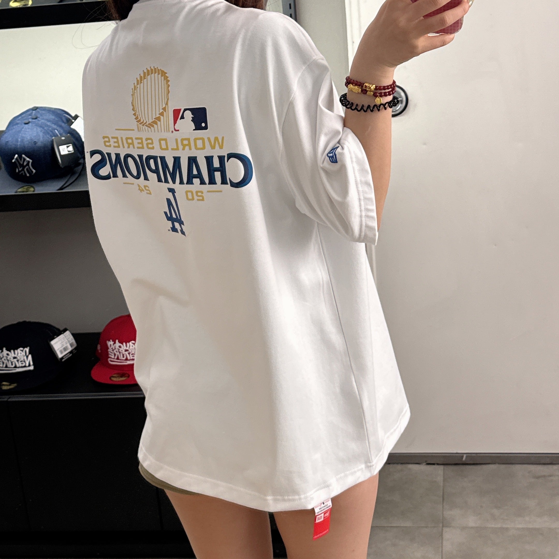 韓國 New Era MLB LA Dodgers World Series Champions T-Shirt【NE200】