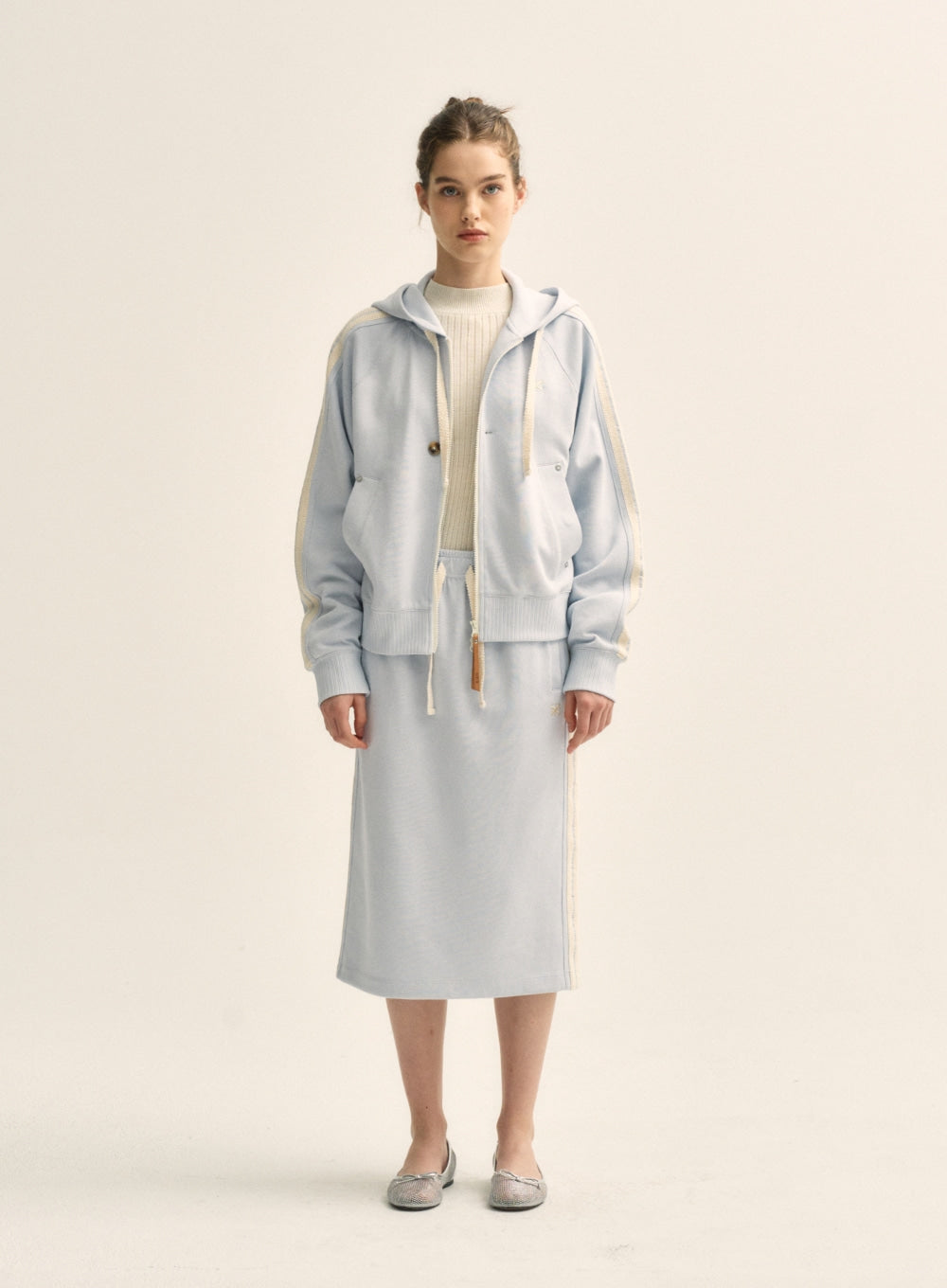 韓國 Satur (W) Lawton Loose Fit Hood Zip-up【SR016】