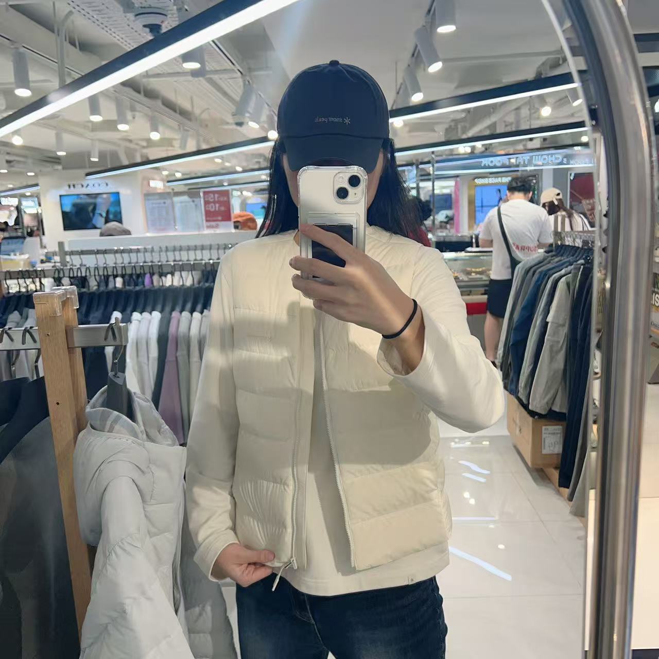 韓國 Snowpeak Airy Women's Round Neck Lightweight Down Vest【SN039】