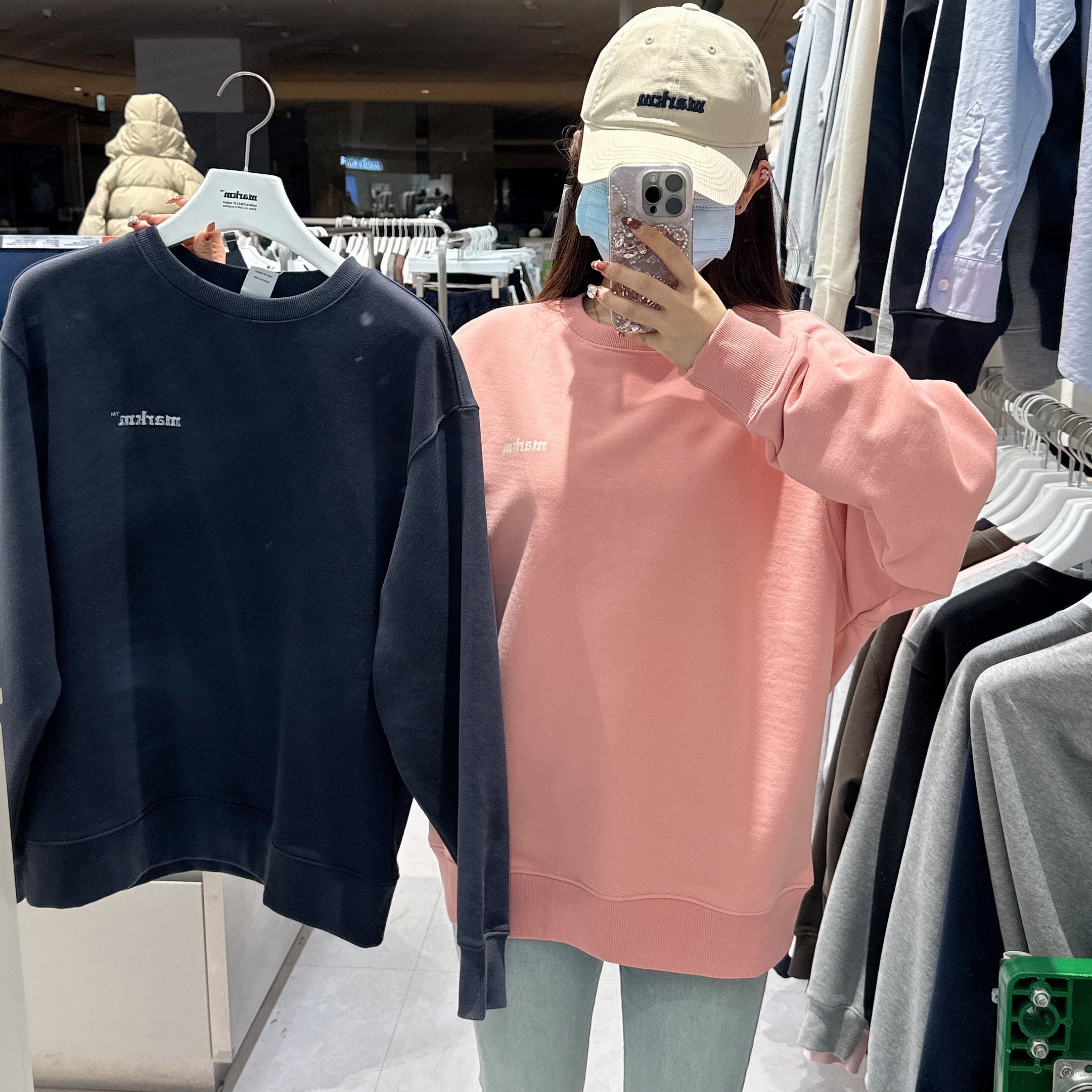 韓國 Markm MARKM CRACK LOGO CREWNECK SWEATSHIRT【MA109】