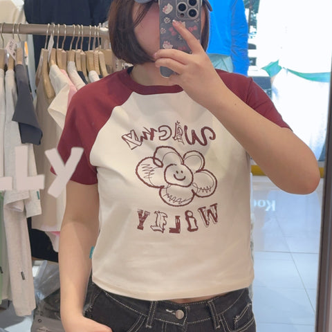 韓國 Wacky Willy Short cartoon graffiti T-shirt【WW219】