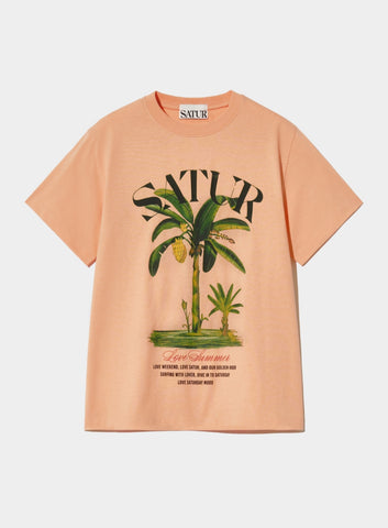 韓國 Satur (W) Banana Tree Graphic T-Shirt【SR003】 - Image