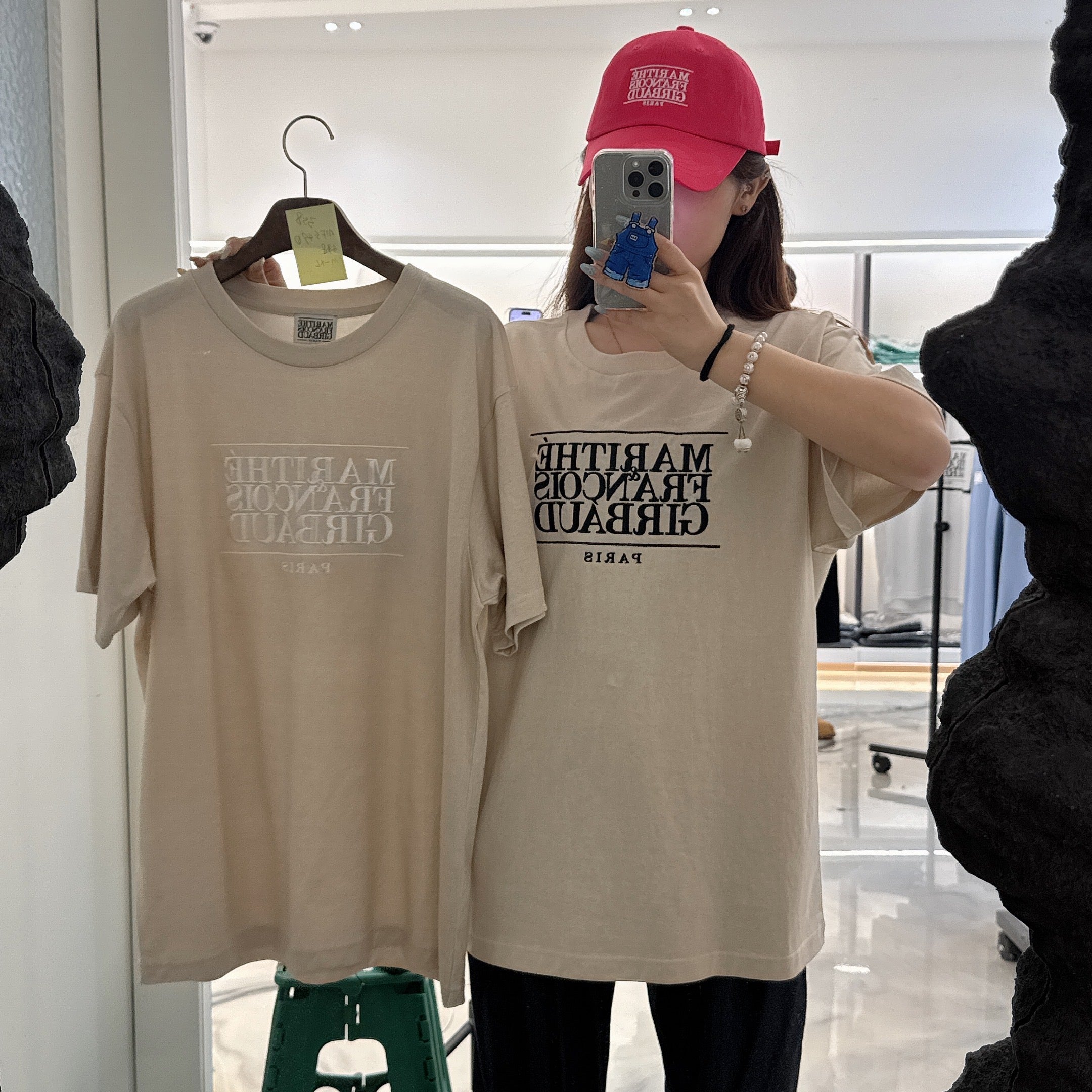 韓國 Marithe Francois Girbaud 刺繡款 UNISEX T-SHIRTS (獨家款)【MF549】
