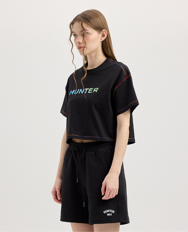 韓國 Hunter WOMEN Stitch Point T-Shirt【HR007】