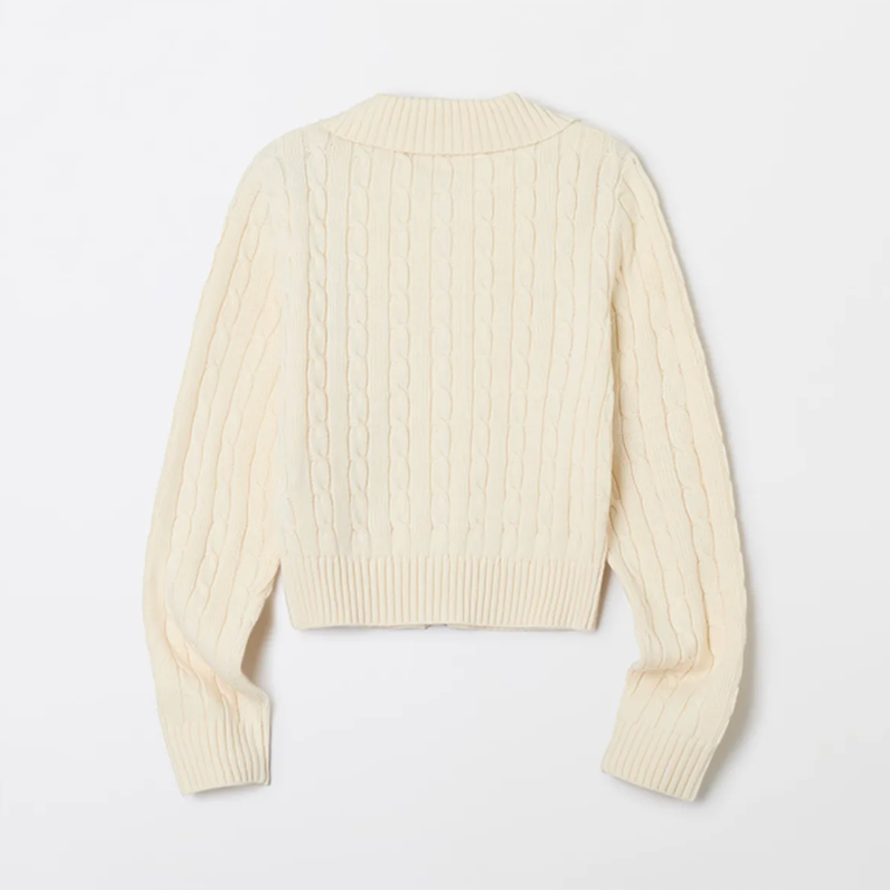 韓國 SPAO Collar Neck Zip-Up Cardigan【SP202】
