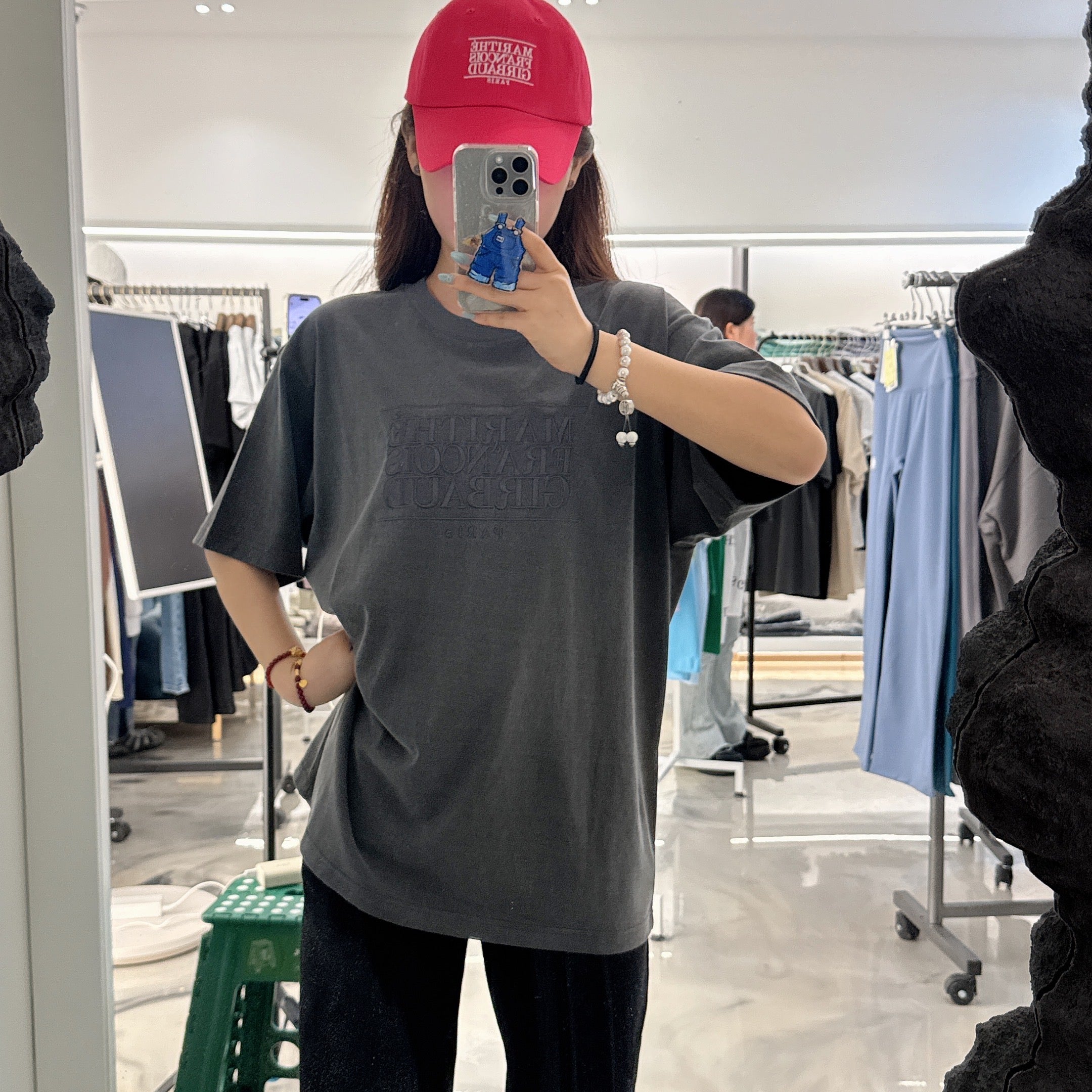 韓國 Marithe Francois Girbaud 刺繡款 UNISEX T-SHIRTS (獨家款)【MF549】