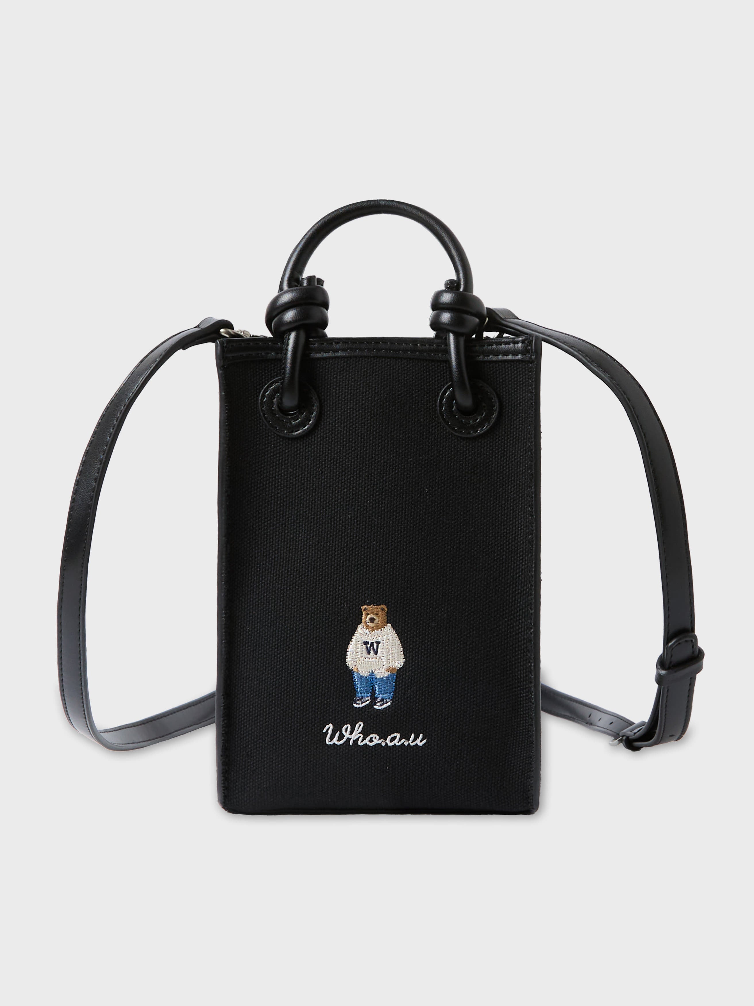 韓國 Who.A.U Canvas Mini Square Bag【WA211】