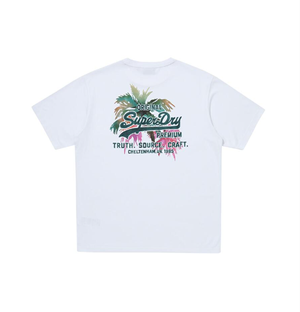 韓國 Superdry Original Palm Tree T-Shirt【SU116】