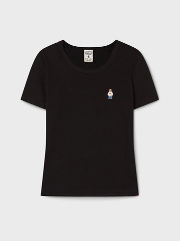 韓國 WhoAU Steve Ribbed Short Sleeve T-shirt【WA268】