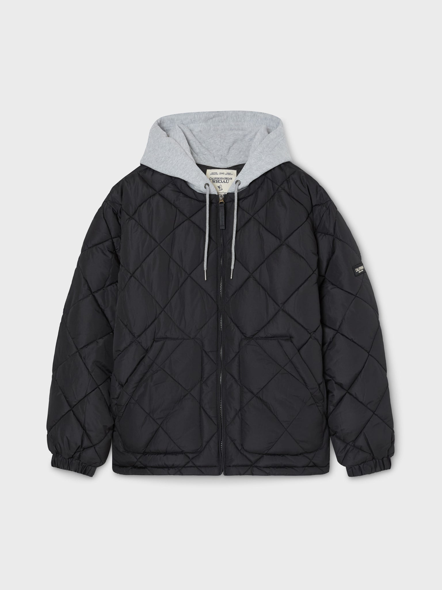 韓國 WhoAU Hood Quilting Jumper【WA015】