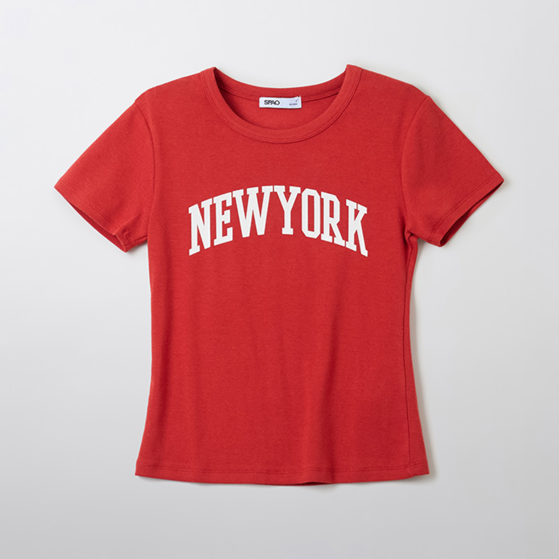 韓國 SPAO NEWYORK Slim Fit Short Sleeve T-Shirt【SP180】