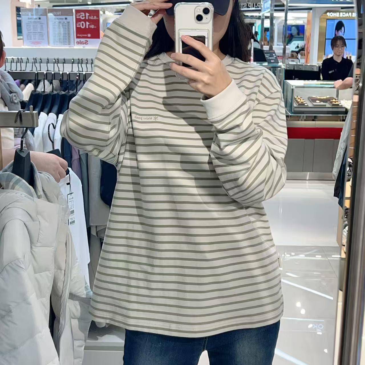 韓國 Snowpeak Striped Long Sleeve T-Shirt【SN046】