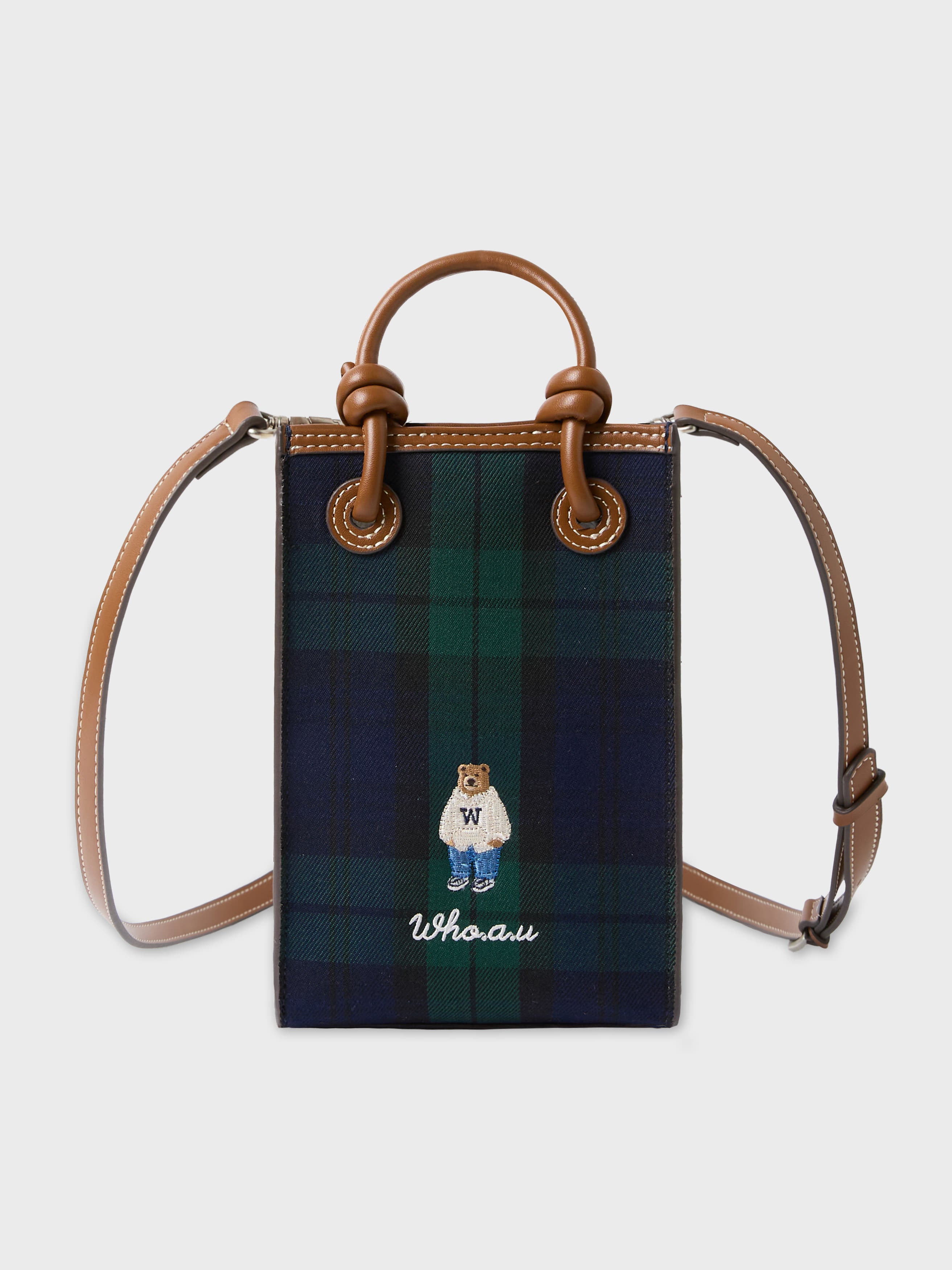 韓國 Who.A.U Canvas Mini Square Bag【WA211】
