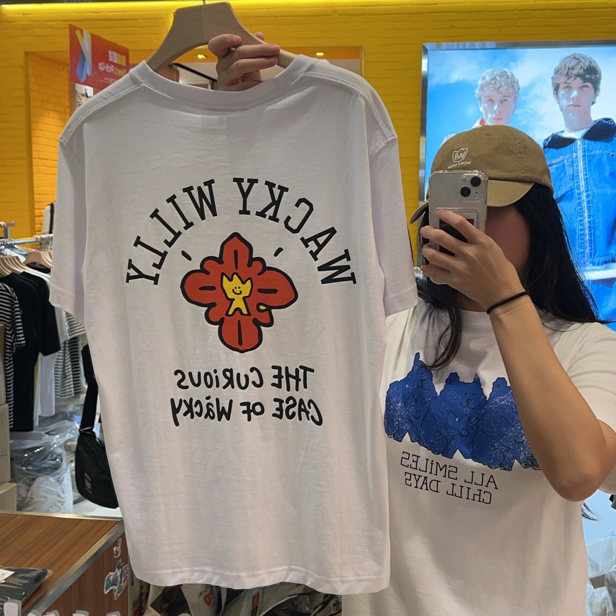 韓國 Wacky Willy Flower Kiki Short Sleeve T-Shirt【WW001】