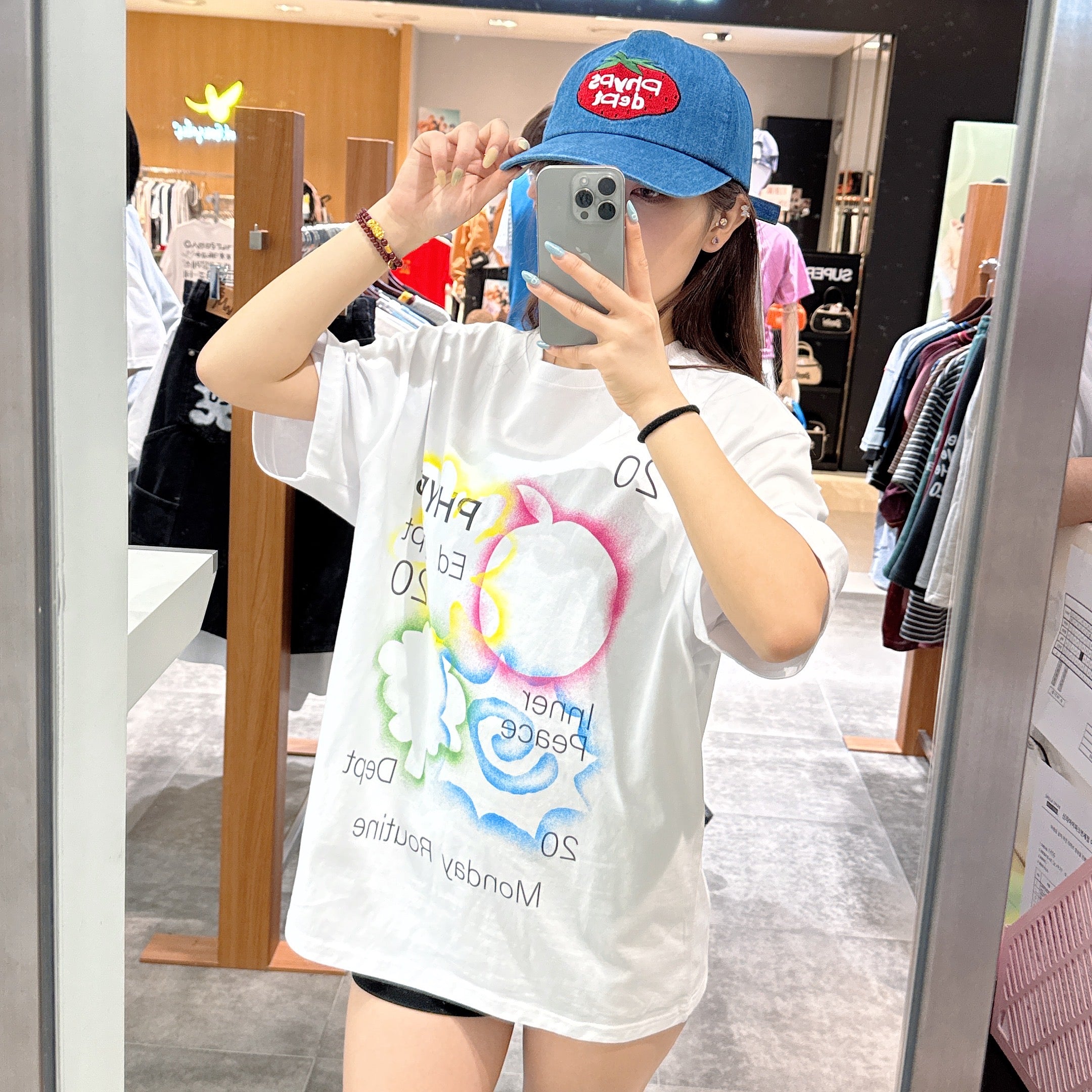 韓國 Phyps Spray Emoji Short Sleeve T-Shirt【PH023】