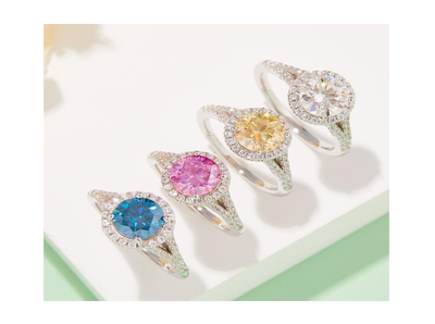 莫桑鑽 S925銀雙臂圓包3.0克拉戒指【SM1270】