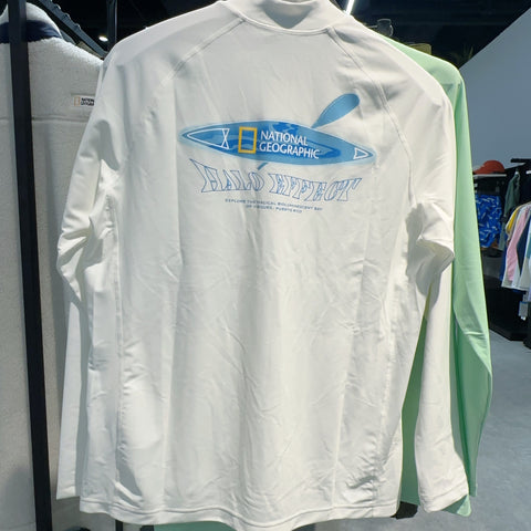 韓國 National Geographic Men's Concept Graphic Zip-up Rash Guard防晒款【NG635】