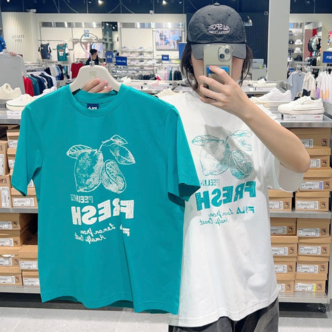 韓國 FILA Lightweight Stretch Graphic Short Sleeve T-shirt速干款【FA296】