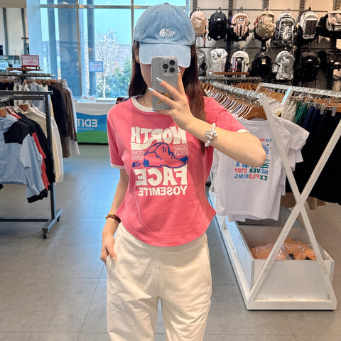 韓國 The North Face Women's Half Dome Short Sleeve Round T-Shirt【NF102】