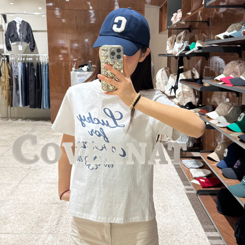 韓國 Covernat Women's Clover Lettering T-Shirt 【CO049】 - Image