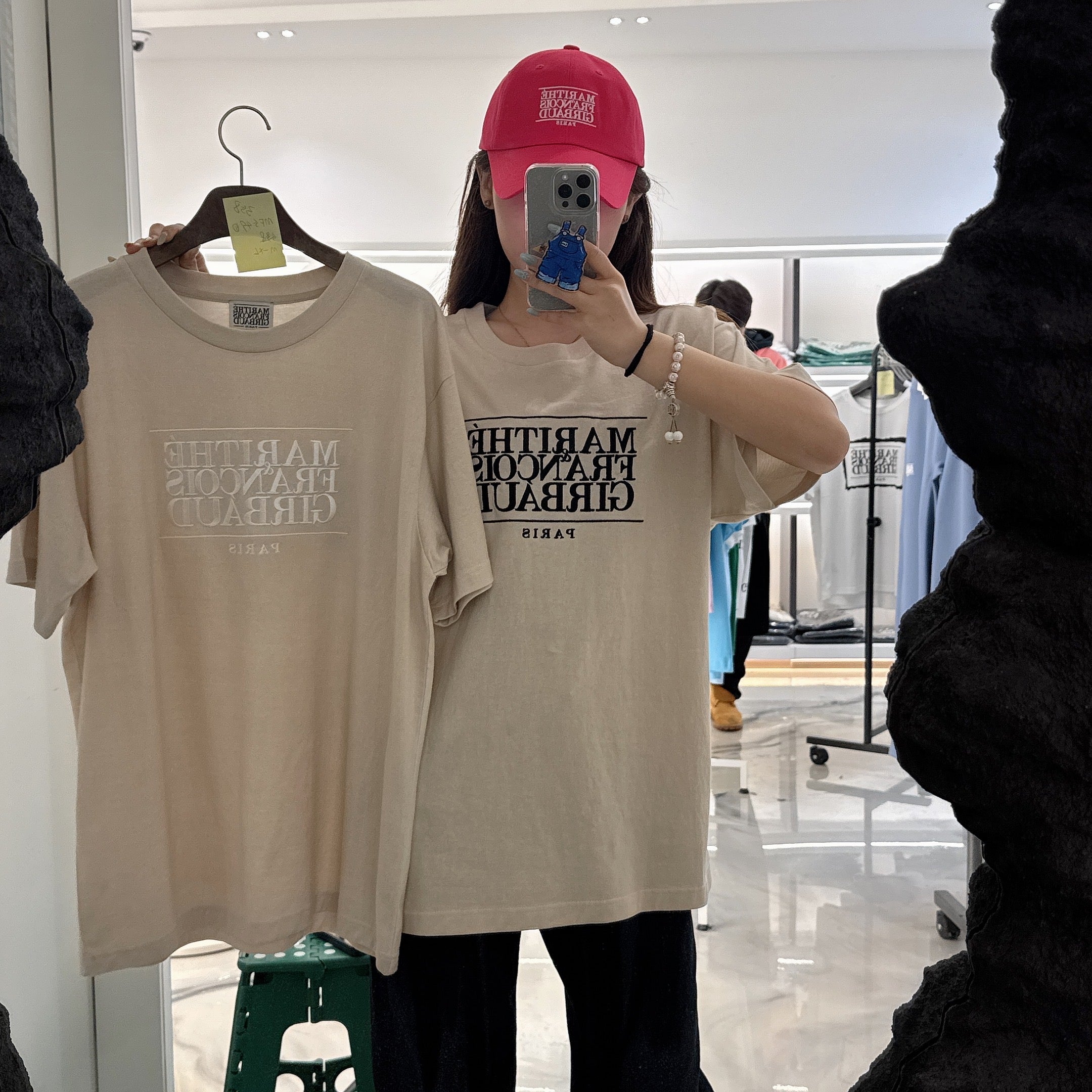 韓國 Marithe Francois Girbaud 刺繡款 UNISEX T-SHIRTS (獨家款)【MF549】