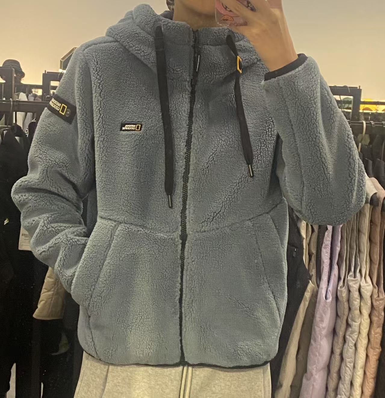 【現貨】韓國 National Geographic Costoni Fleece Poggle Full Zip-Up 【NG353】