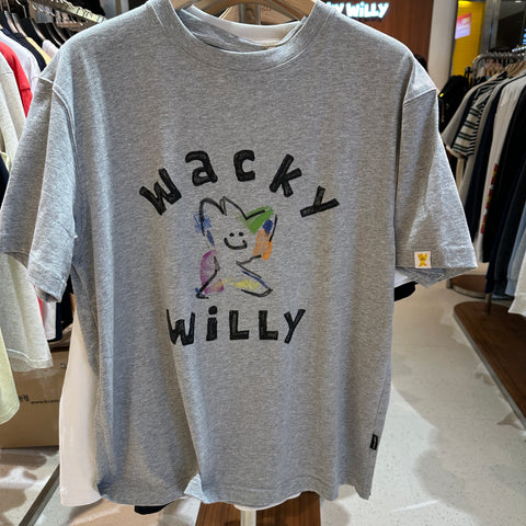 韓國 Wacky Willy Colorful logo design T-shirt【WW202】