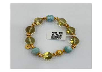 S925海紋石檸檬晶手串【SE525】