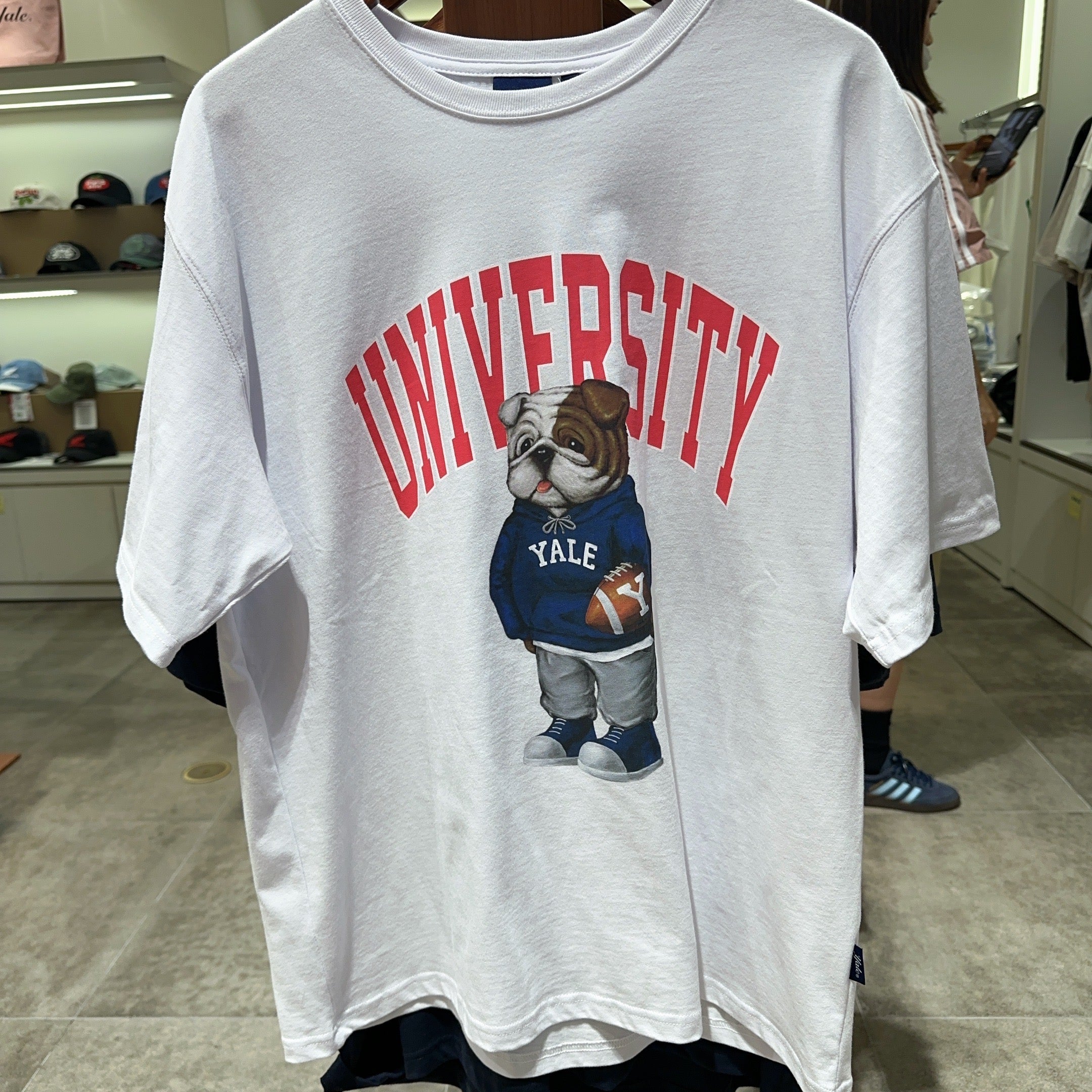 韓國 Yale UNIVERSITY DAN T-SHIRT【YA005】