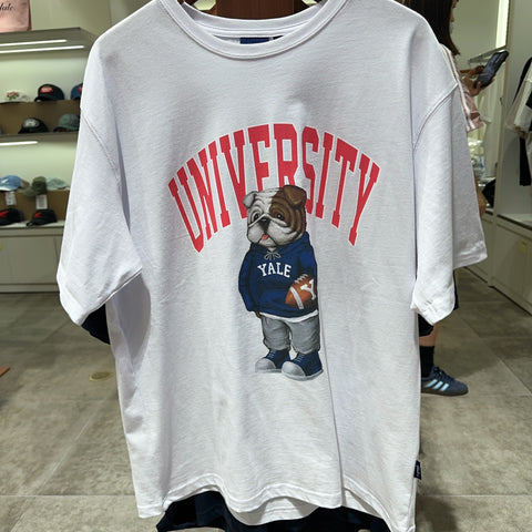 韓國 Yale UNIVERSITY DAN T-SHIRT【YA005】