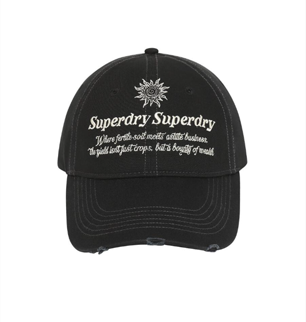 韓國 Superdry Vintage Embroidered Ball Cap【SU093】