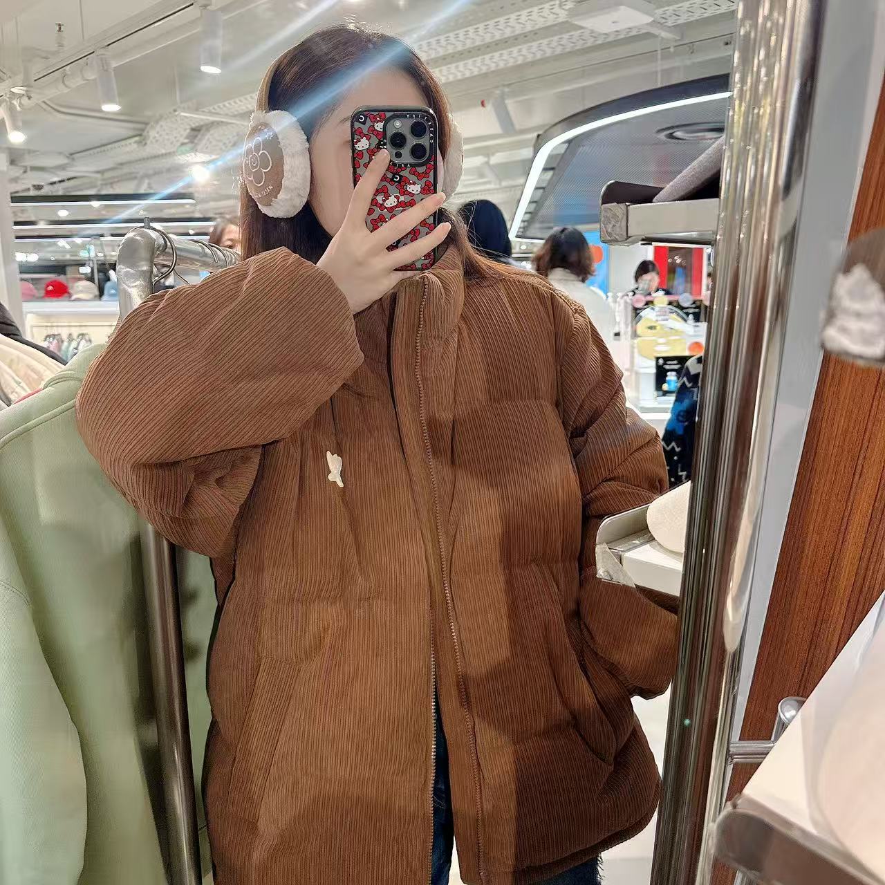 韓國 Wacky Willy Corduroy Down Jumper【WW114】