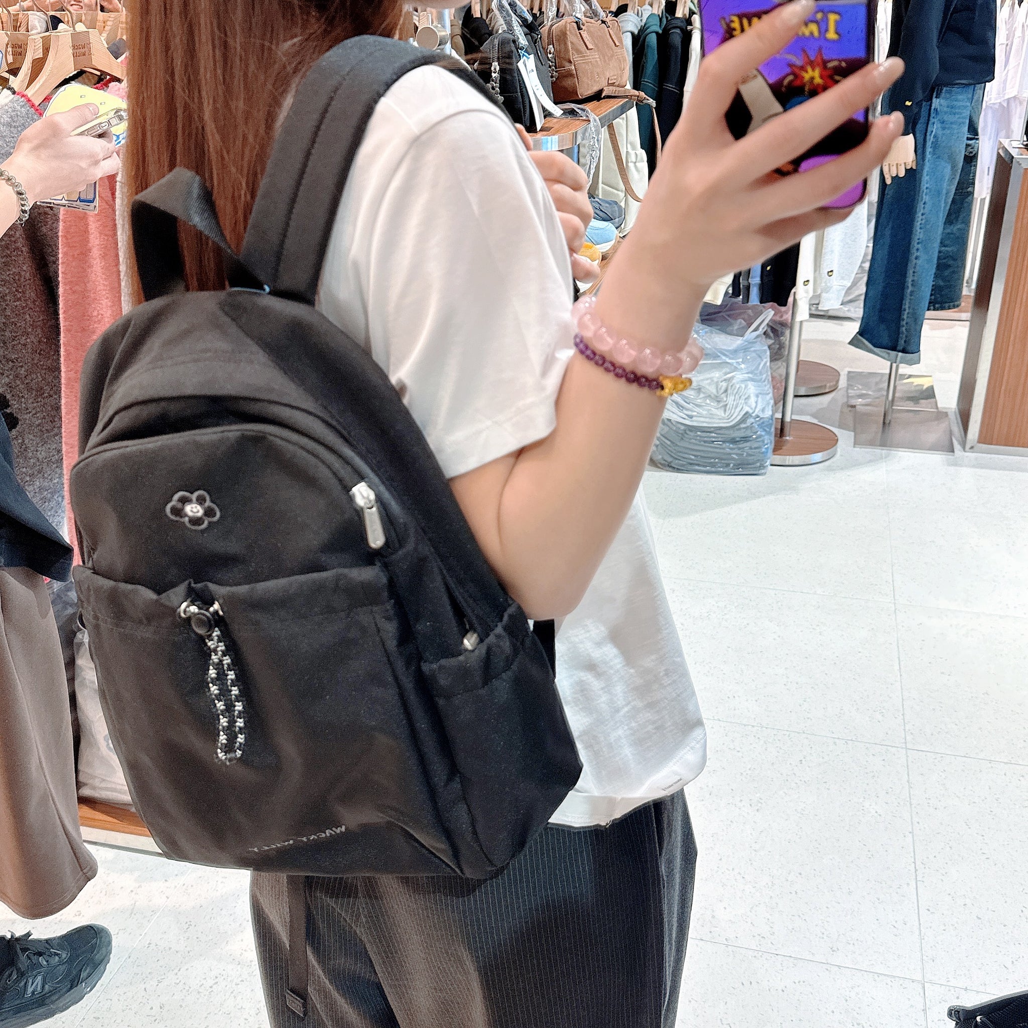 韓國 Wacky Willy Women's Lily Wappen Daily Backpack【WW052】
