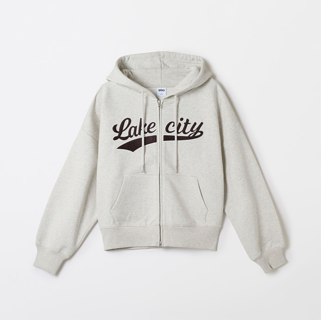 韓國 SPAO Lake City Crop Hoodie【SP201】
