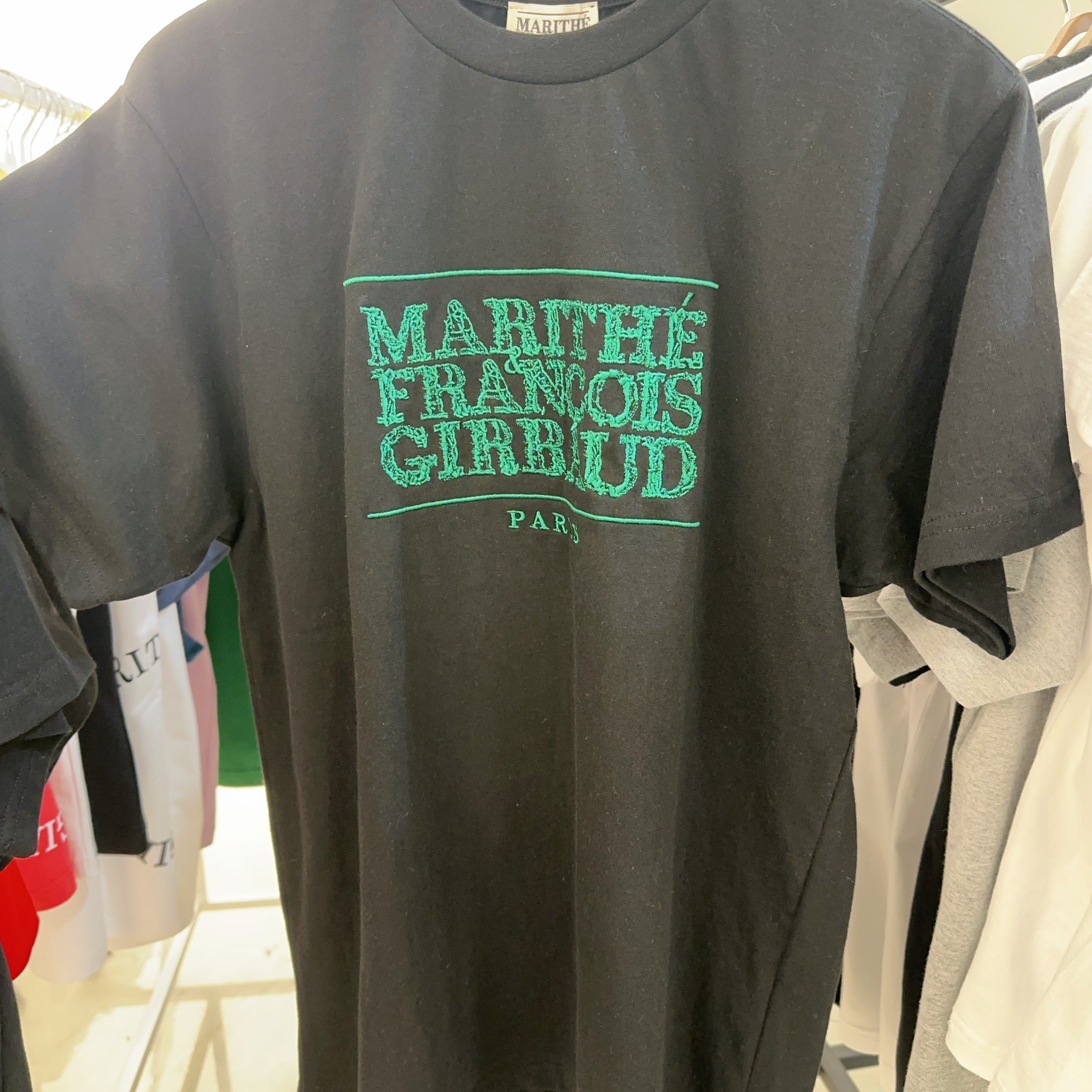 韓國 Marithe Francois Girbaud 刺繡款 UNISEX T-SHIRTS (獨家款)【MF552】