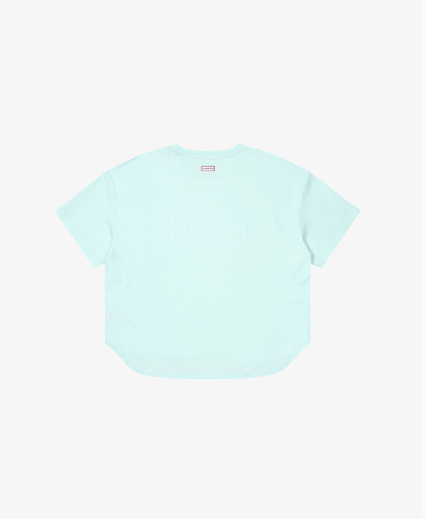 韓國 Hunter WOMEN Clean Cotton Embo Logo T-Shirt【HR004】