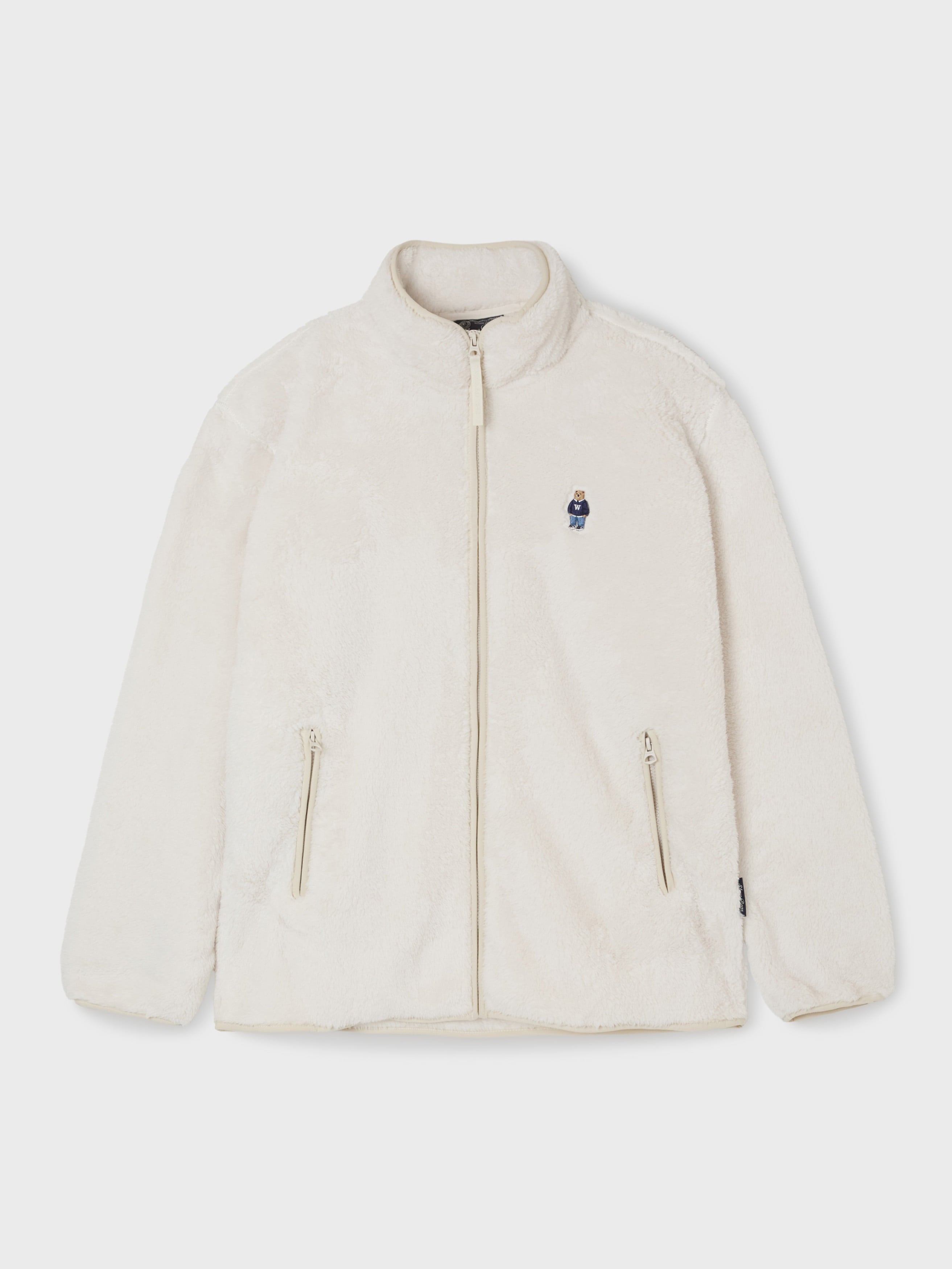 韓國 WhoAU Steve Fur Fleece Zip-Up【WA245】
