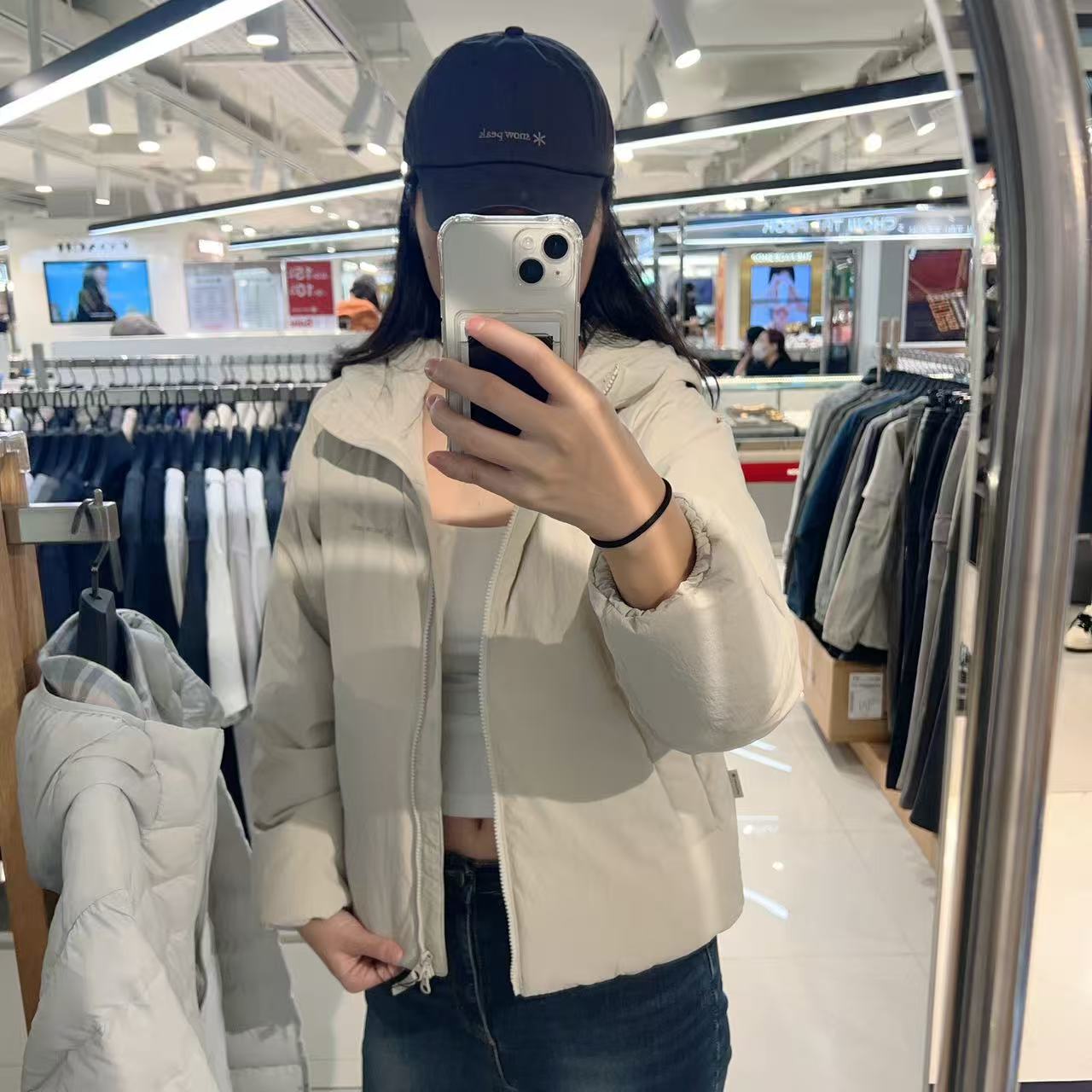 韓國 Snowpeak Land Women's Hooded Lightweight Down Jacket【SN035】