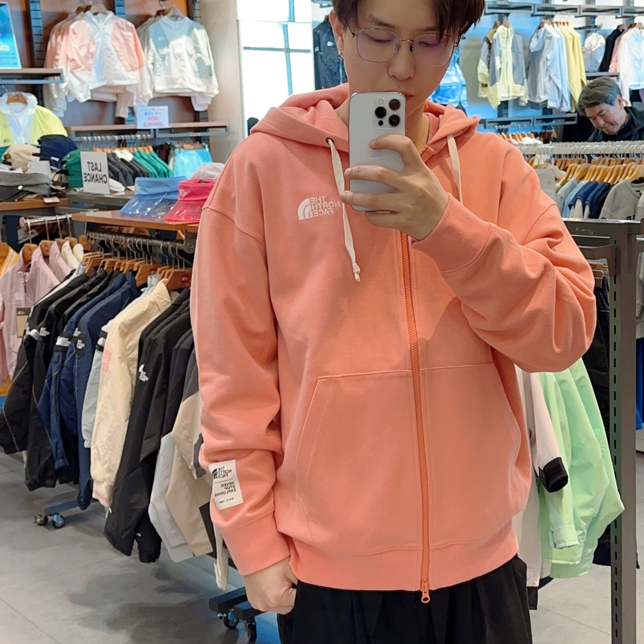 韓國 The North Face Essential Hoodie Zip-Up【NF064】