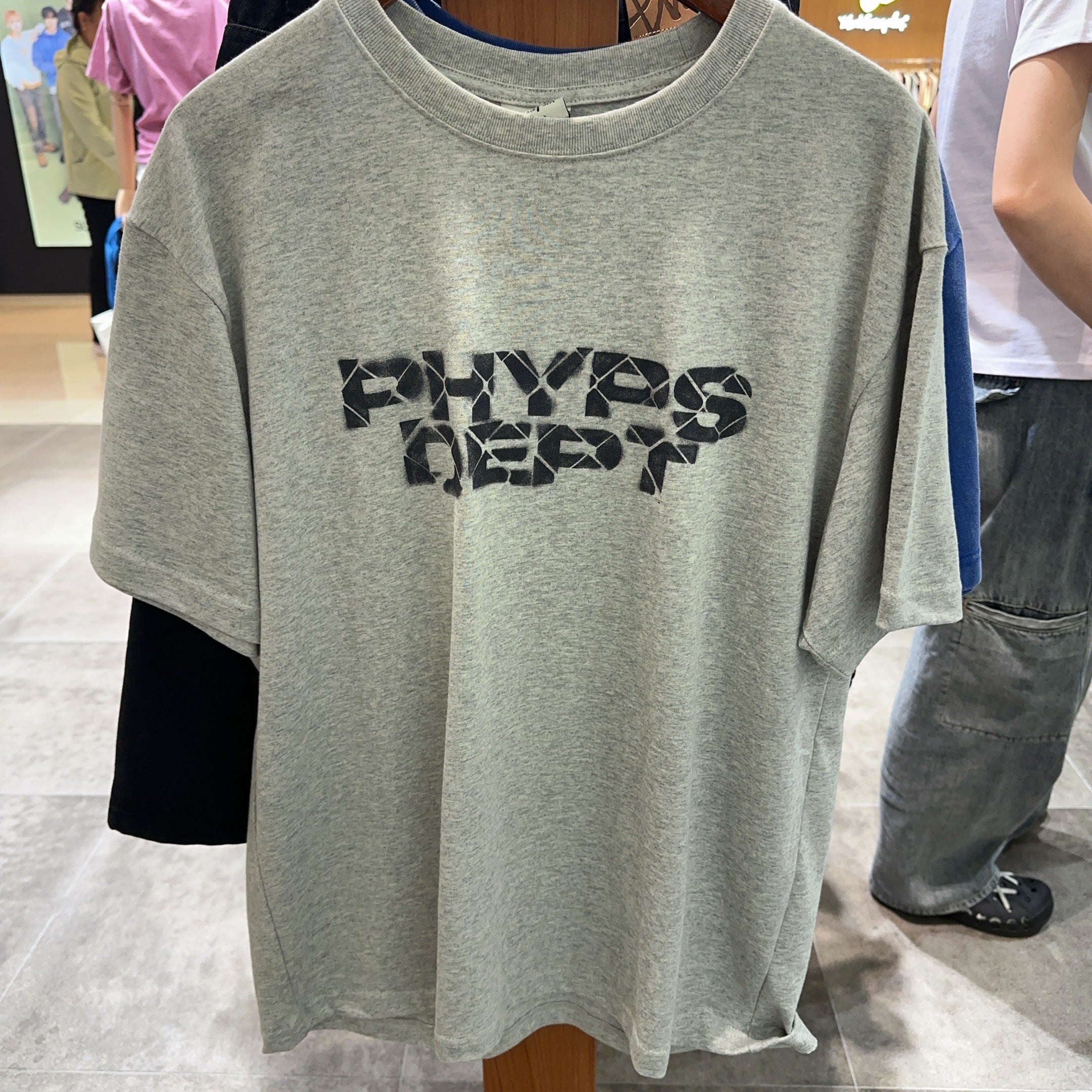 韓國 Phyps Typo Spray Short Sleeve T-shirt【PH024】